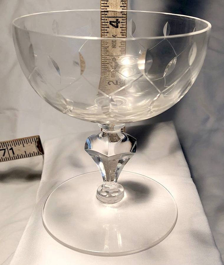 Sequence Clear Champagne/Tall Sherbet by Tiffin-Franciscan-1