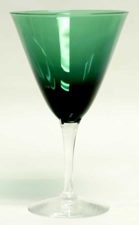 Shamrock Water Goblet by Tiffin-Franciscan-1