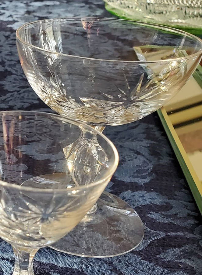 Shining Star Champagne/Tall Sherbet by Tiffin-Franciscan-1
