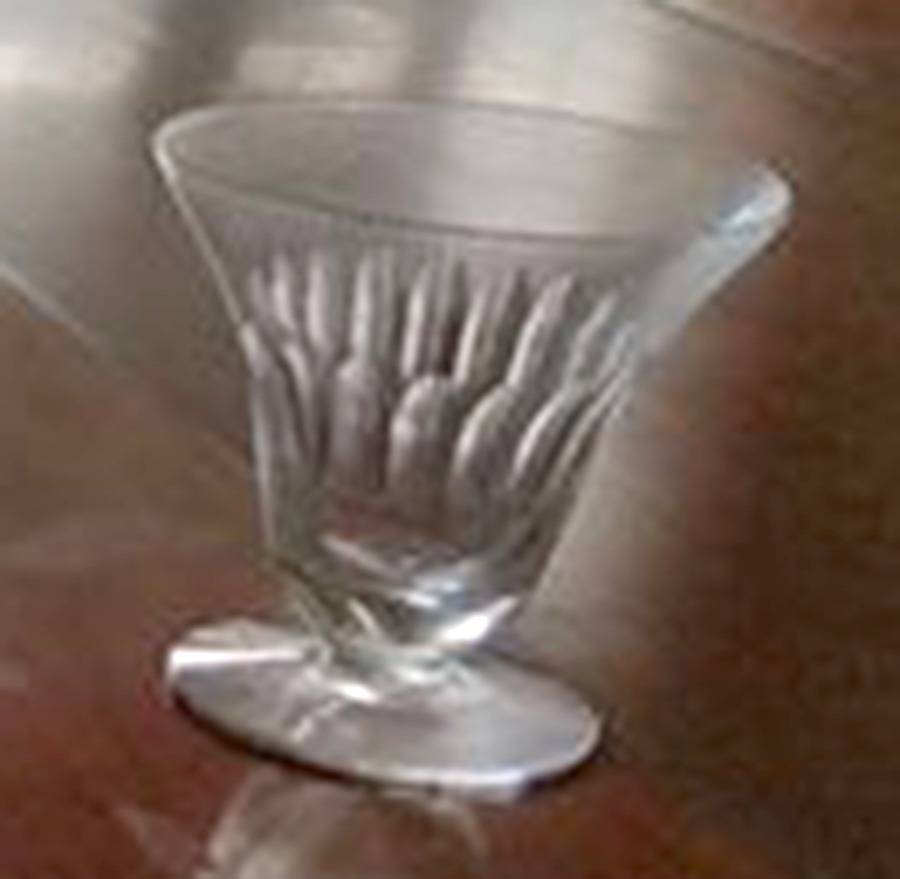 Silhouette Clear Oyster or Fruit Cocktail by Tiffin-Franciscan-1
