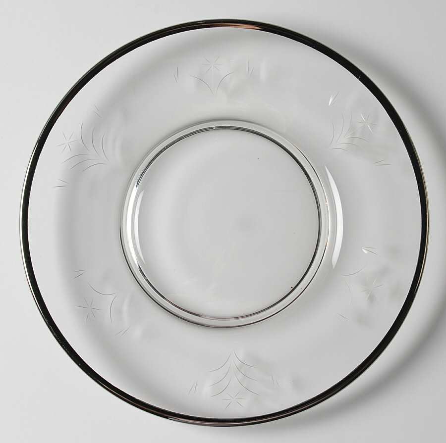 Silverdale (17492, Platinum Trim) Luncheon Plate by Tiffin-Franciscan-1
