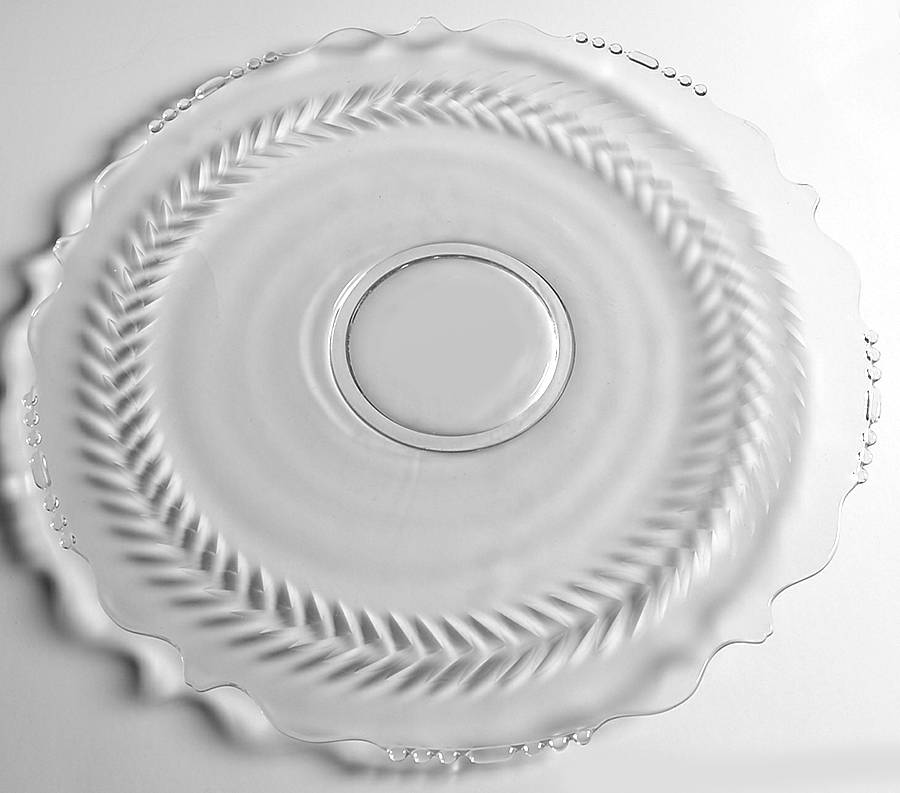 Simplicity (Ball Stem) Medium Torte Plate by Tiffin-Franciscan-1