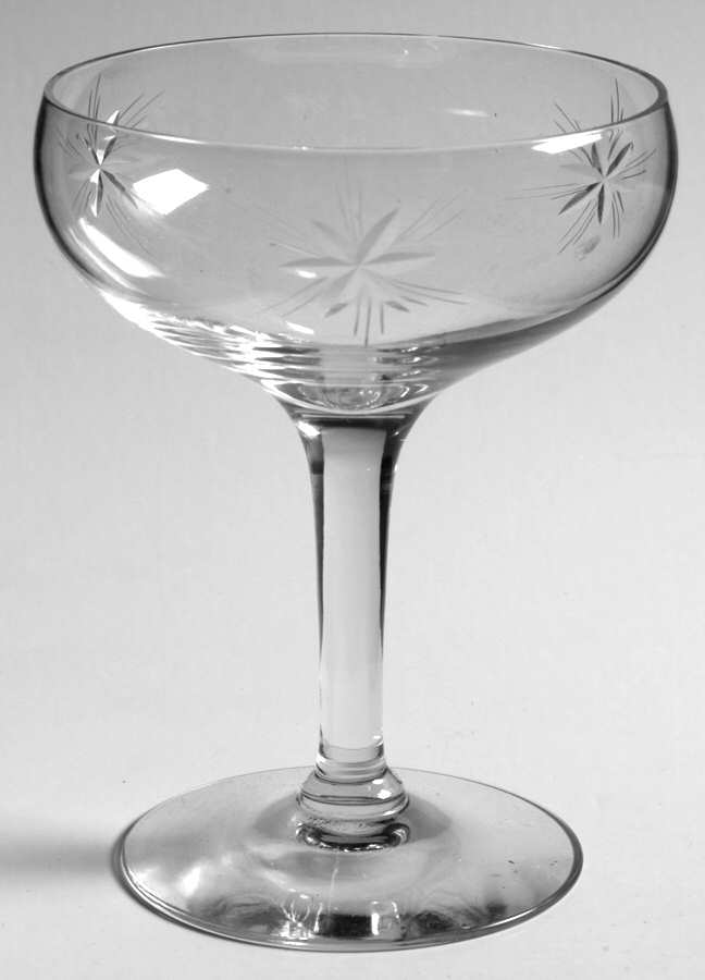 Six Point Star Champagne/Tall Sherbet by Tiffin-Franciscan-1