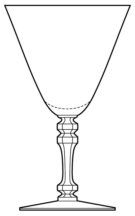 Skylite Water Goblet by Tiffin-Franciscan-1