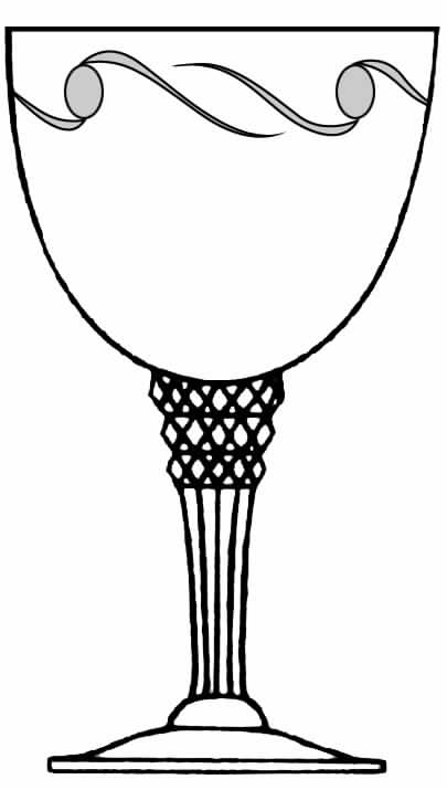 Skylark Water Goblet by Tiffin-Franciscan-1