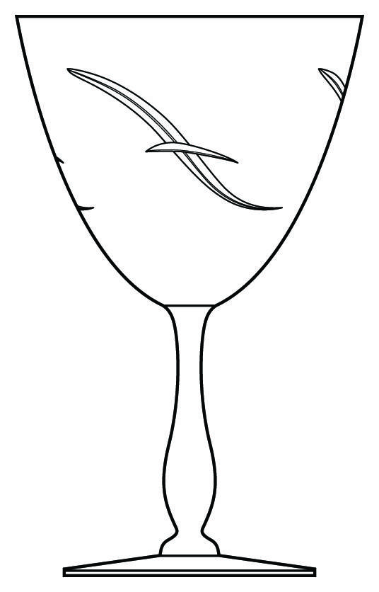 Skylark (New) Water Goblet by Tiffin-Franciscan-1