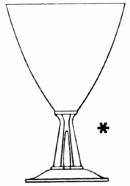 Solitaire Water Goblet by Tiffin-Franciscan-1