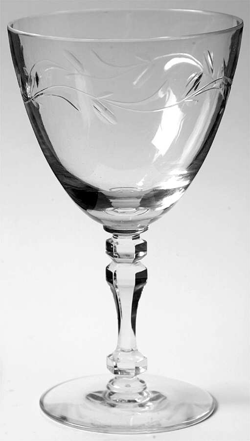 Sonata Water Goblet by Tiffin-Franciscan-1
