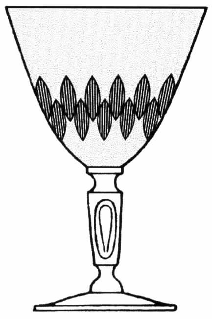 Sorrento Water Goblet by Tiffin-Franciscan-1