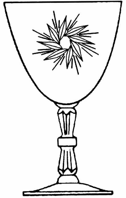 Southern Star Water Goblet by Tiffin-Franciscan-1