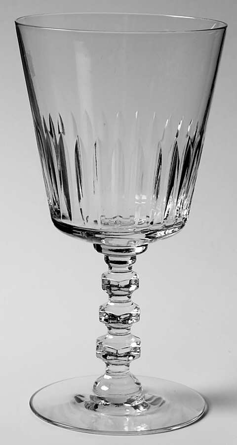 Spikes Clear Water Goblet by Tiffin-Franciscan-1