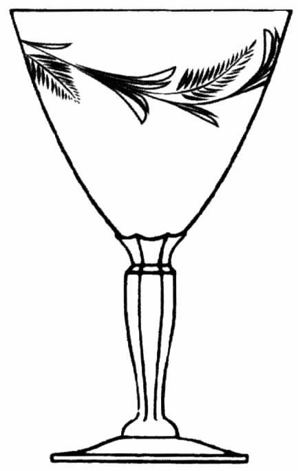 Spray Water Goblet by Tiffin-Franciscan-1