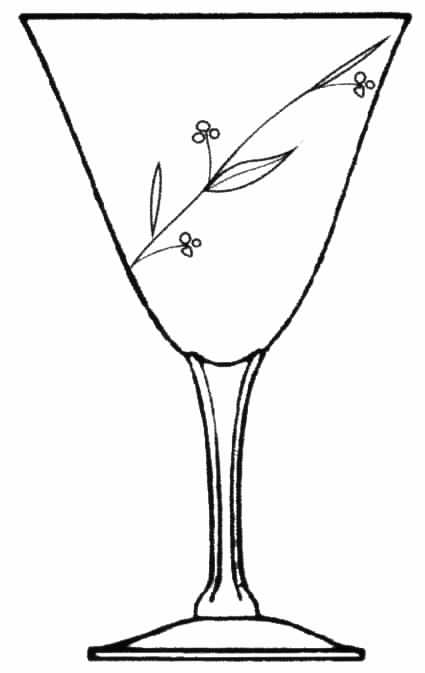Springtide Water Goblet by Tiffin-Franciscan-1