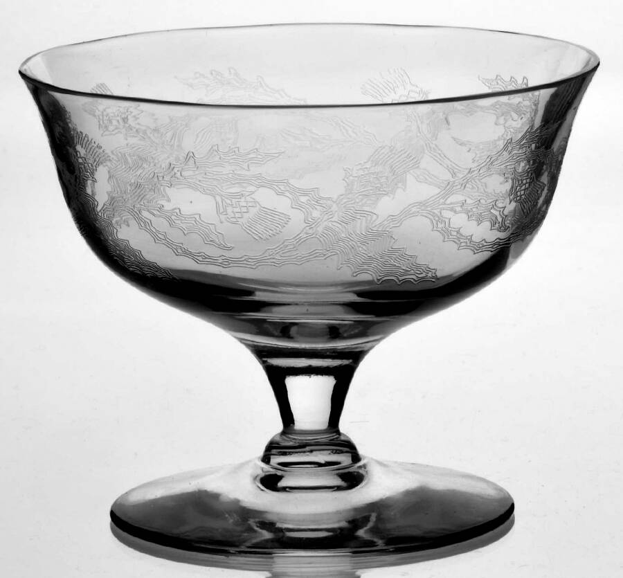 Special Thistle Sundae Glass by Tiffin-Franciscan-1