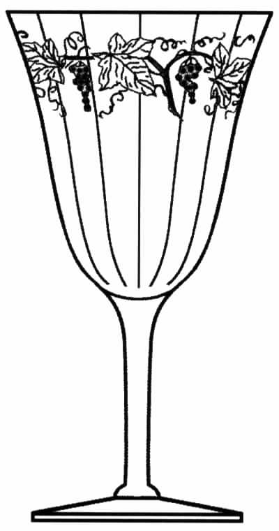 Special Vintage Water Goblet by Tiffin-Franciscan-1