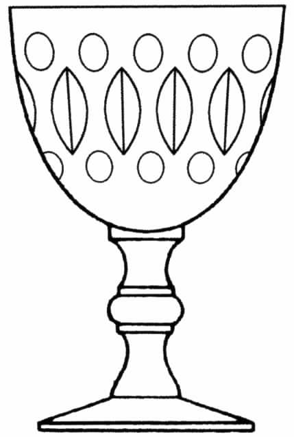Staffordshire Water Goblet by Tiffin-Franciscan-1