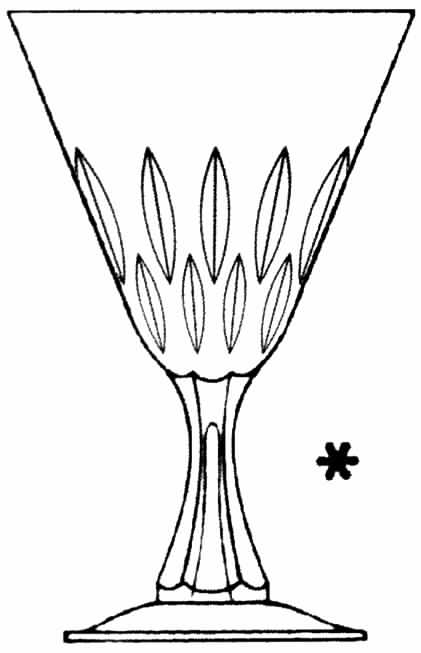 Starlight Clear Water Goblet by Tiffin-Franciscan-1