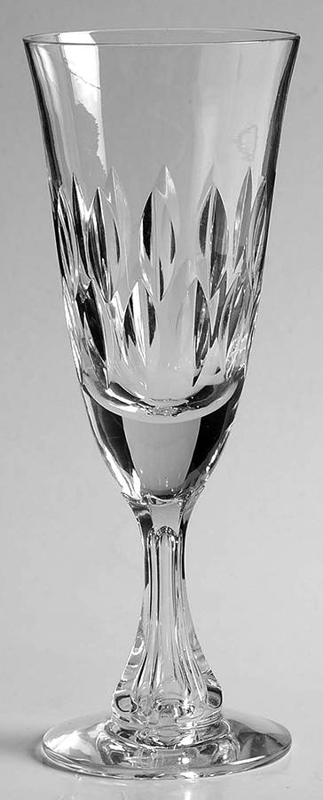 Starlight Clear Fluted Champagne by Tiffin-Franciscan-1