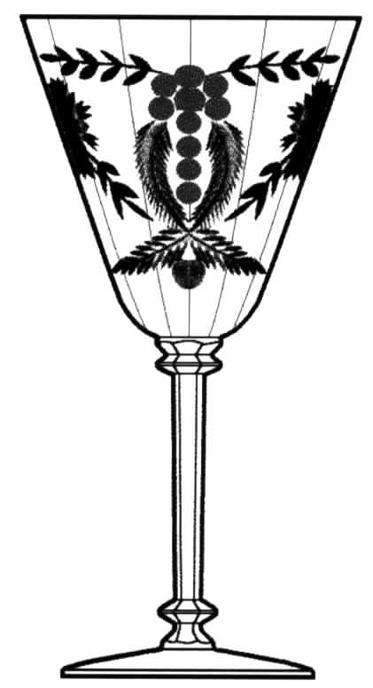 Stareath Water Goblet by Tiffin-Franciscan-1