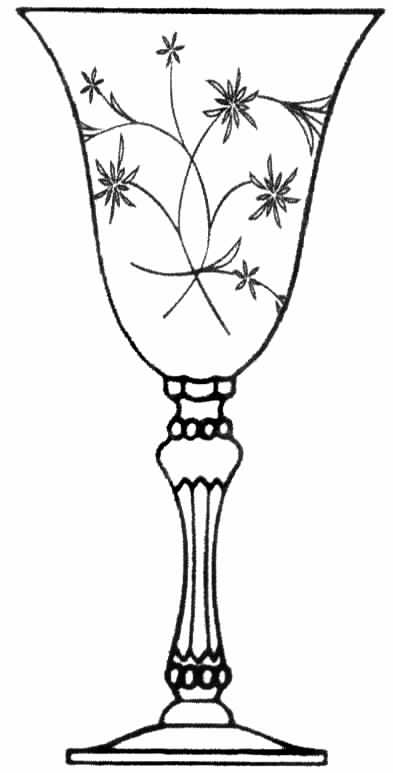 Starlight Water Goblet by Tiffin-Franciscan-1