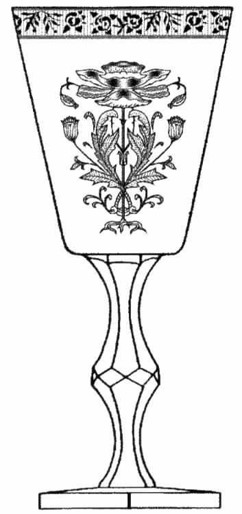 St Gallen Water Goblet by Tiffin-Franciscan-1