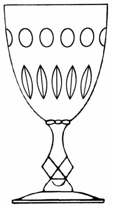 Strand Water Goblet by Tiffin-Franciscan-1