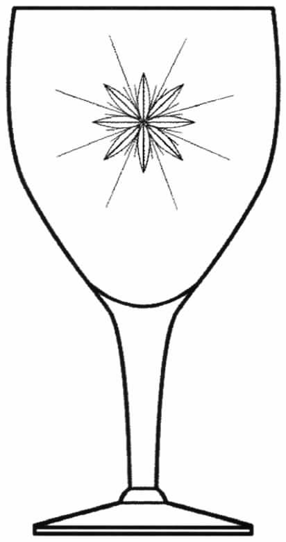 Sunburst Water Goblet by Tiffin-Franciscan-1