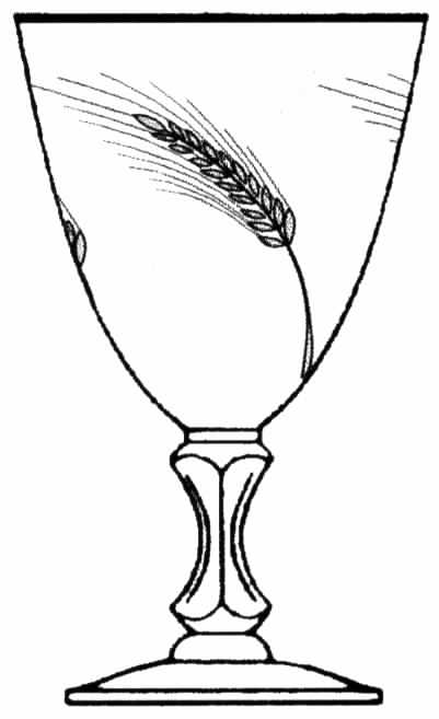 Summer Wheat Water Goblet by Tiffin-Franciscan-1