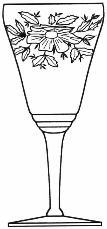 Sylvan Clear Water Goblet by Tiffin-Franciscan-1