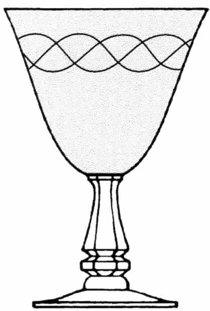 Syncapation Water Goblet by Tiffin-Franciscan-1