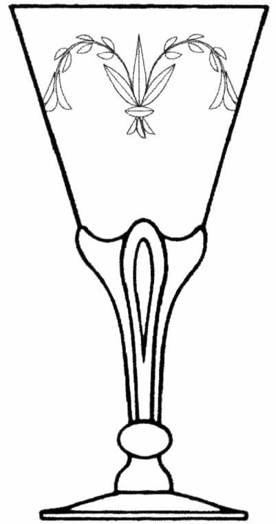 Teresa Water Goblet by Tiffin-Franciscan-1