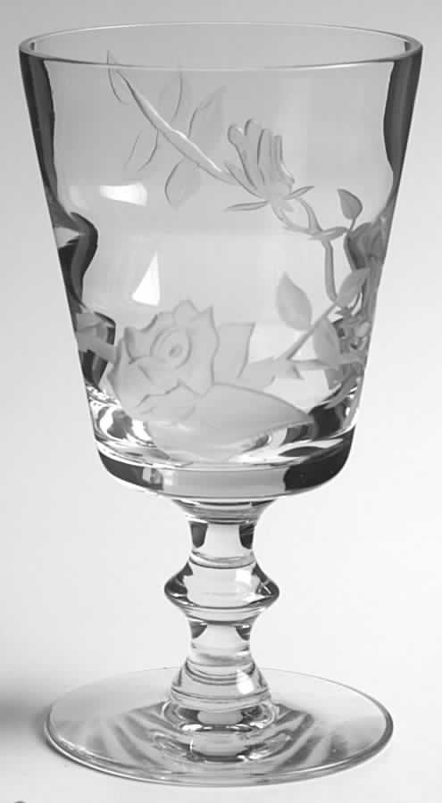 Tea Rose Water Goblet by Tiffin-Franciscan-1