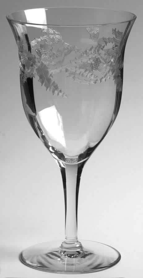 Thistle (Stem 14180) Water Goblet by Tiffin-Franciscan-1