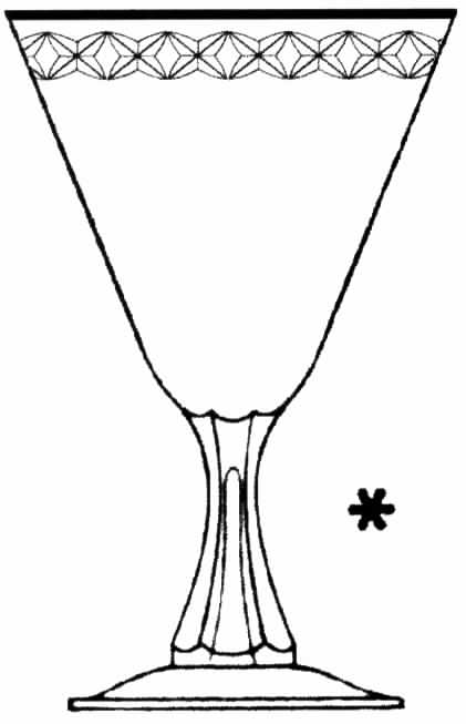 Tiara Water Goblet by Tiffin-Franciscan-1