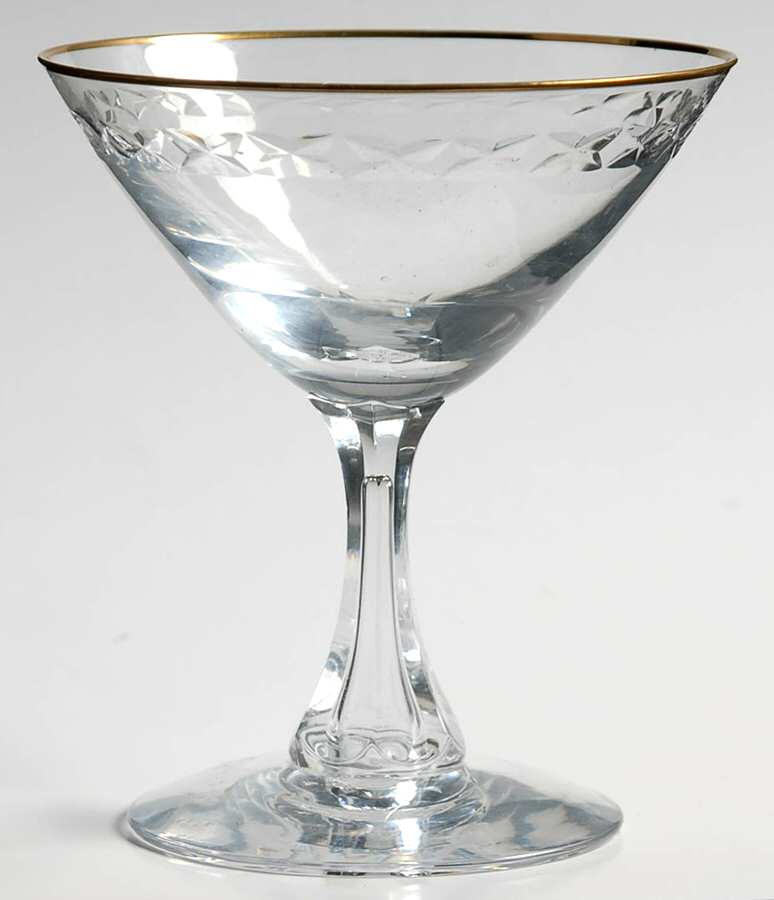 Tiara Champagne/Tall Sherbet by Tiffin-Franciscan-1