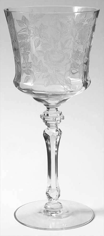 La Rosa Water Goblet by Tiffin-Franciscan-1