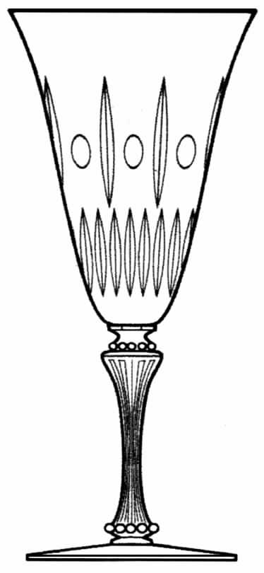 TIF2-5 Water Goblet by Tiffin-Franciscan-1