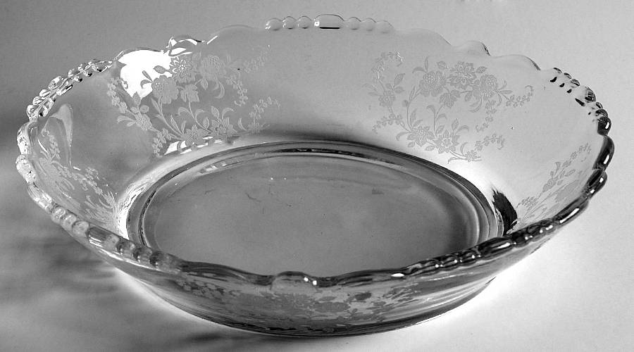 Tiffin Rose (Etched) Beaded Nappy by Tiffin-Franciscan-1