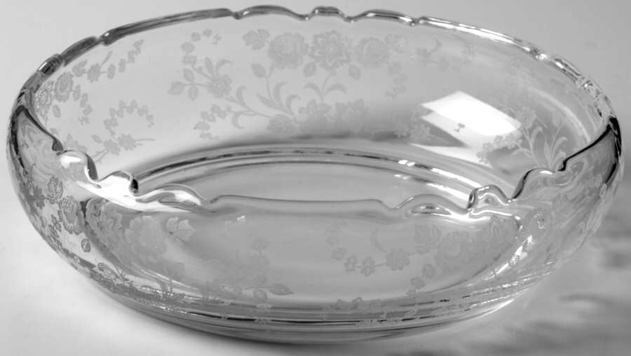 Tiffin Rose (Etched) Nappy by Tiffin-Franciscan-1