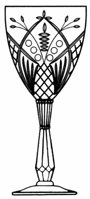 Tivoli Water Goblet by Tiffin-Franciscan-1