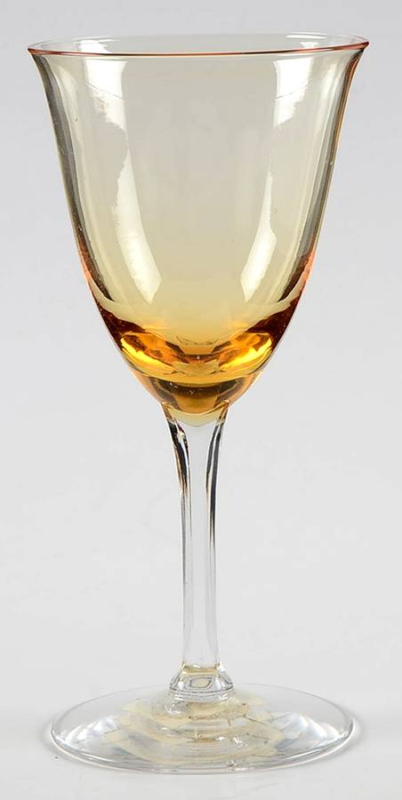 Topaze (Stem #17665) Wine Glass by Tiffin-Franciscan-1