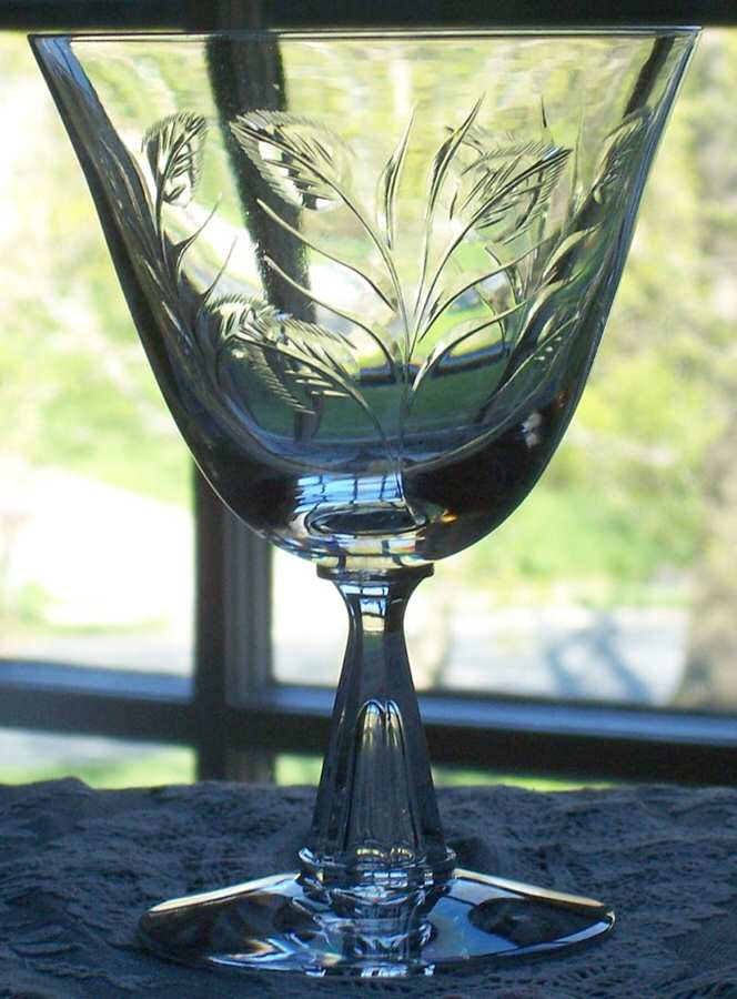 Trellis (Stem #17608) Water Goblet by Tiffin-Franciscan-1
