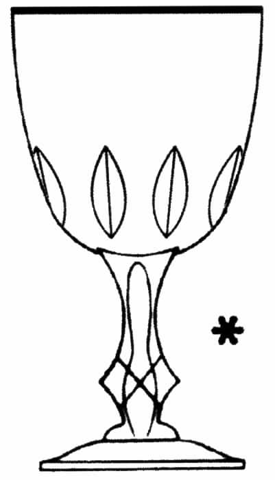 Triomphe Water Goblet by Tiffin-Franciscan-1