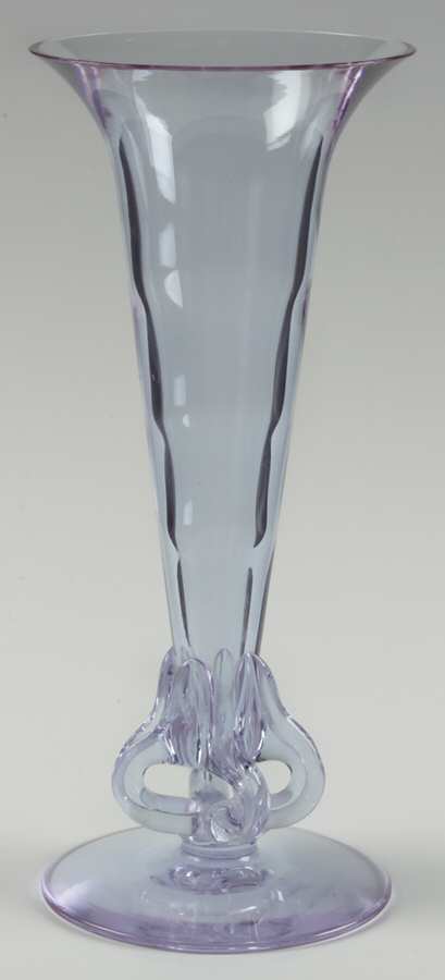 Twilight Blue (Stem 17524) 9" Flower Vase by Tiffin-Franciscan-1