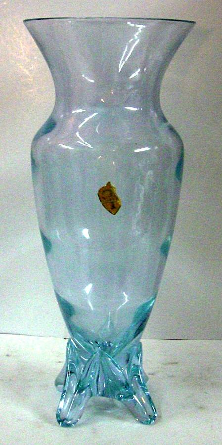 Twilight Blue (Stem 17524) 10" Flower Vase by Tiffin-Franciscan-1
