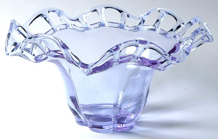 Twilight Blue (Stem 17524) 5" Flared Vase by Tiffin-Franciscan-1