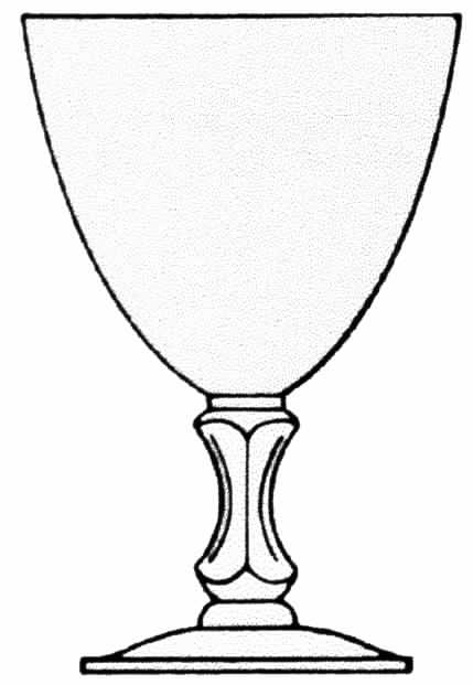 Twilight Blue (Stem 17574) Water Goblet by Tiffin-Franciscan-1