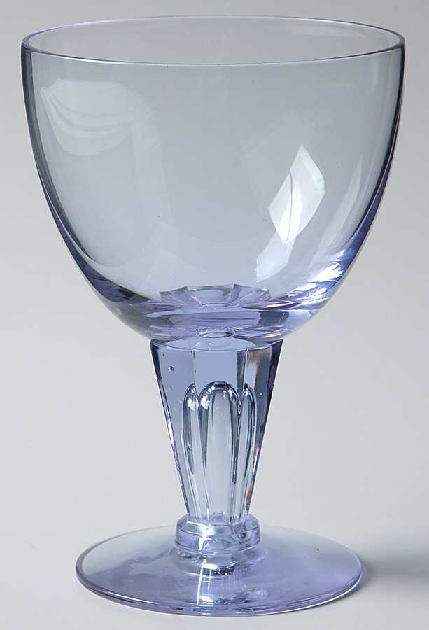 Twilight Blue (Stem 17581) Water Goblet by Tiffin-Franciscan-1
