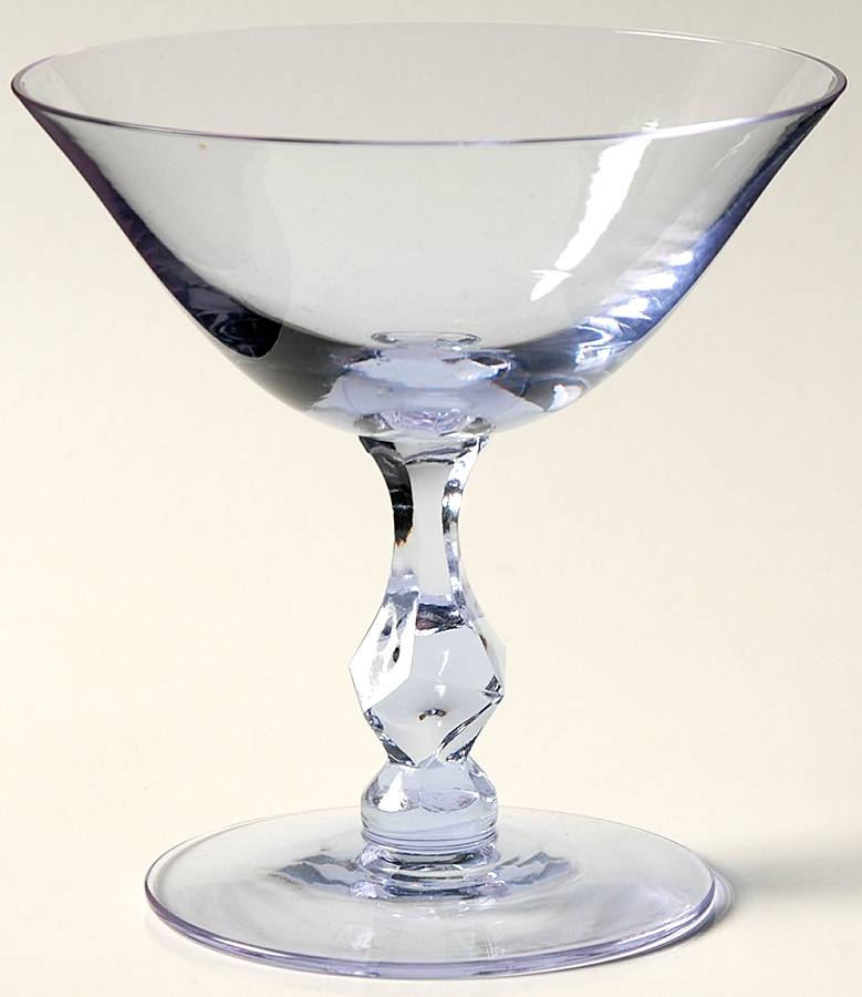 Twilight Blue (Stem 17492) Champagne/Tall Sherbet by Tiffin-Franciscan-1