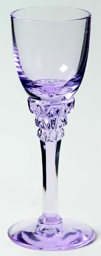 Twilight Blue (Stem 17507, Non-Optic) Cordial Glass by Tiffin-Franciscan-1